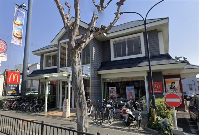 飲食店　マクドナルド牧落店（飲食店）まで269m