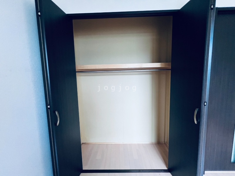収納　使いやすいクローゼット型の収納です。