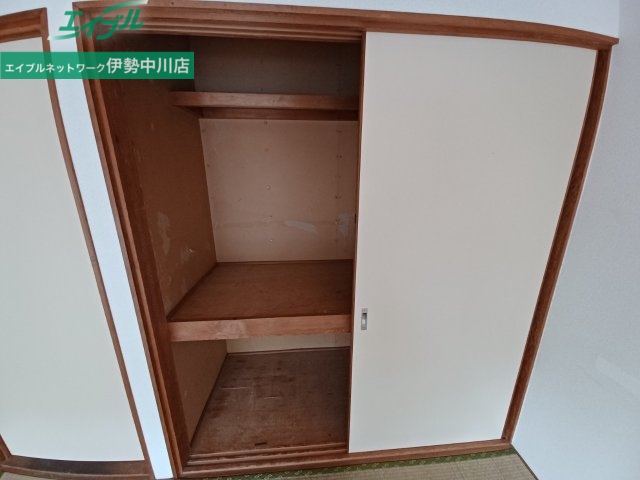 収納　同型物件になります。