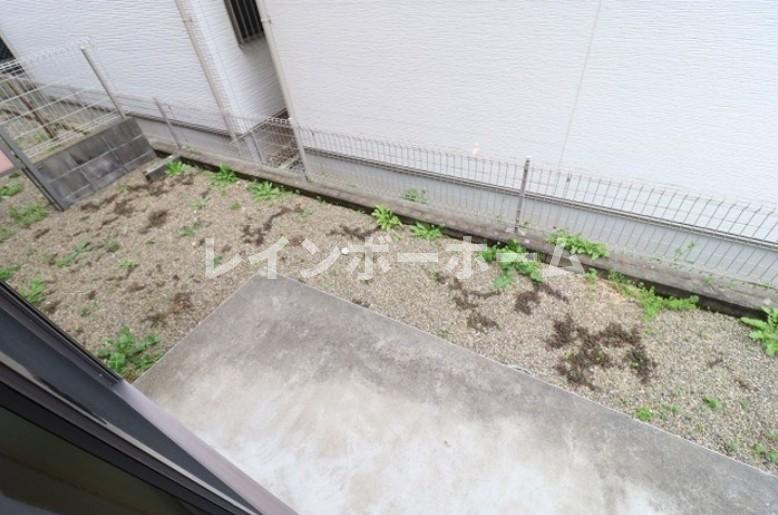 庭　お庭の付いた物件です