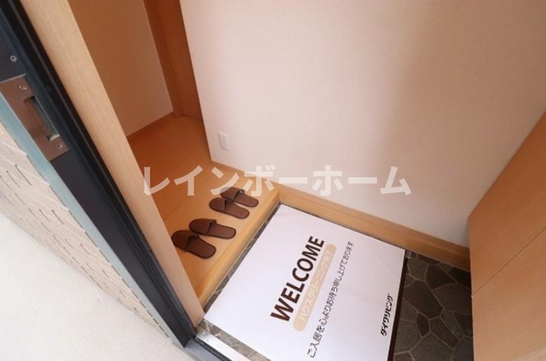 玄関　明るい玄関です