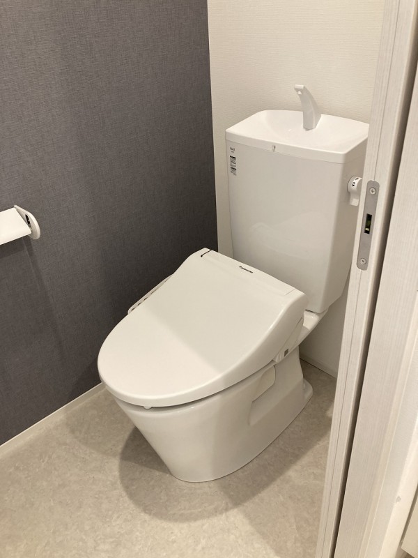 トイレ　ゆったりとした空間のトイレです