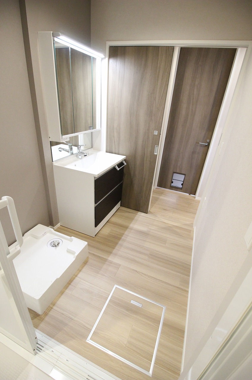 洗面設備　同タイプの別の部屋の写真です