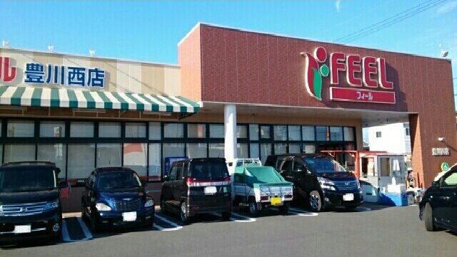 スーパー　フィール豊川西店（スーパー）まで200m