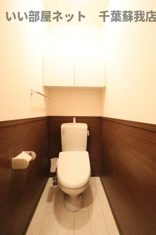 トイレ　ゆったりとした空間のトイレです