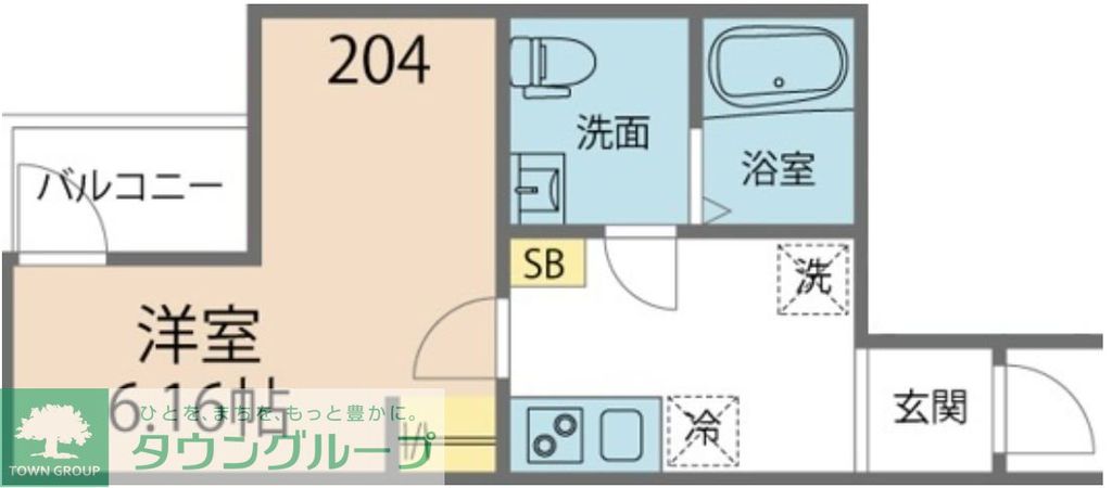 カインドネス中央林間の間取り写真