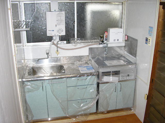 貸家 久世大薮町8-48のキッチン写真