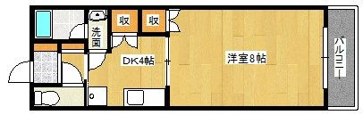 翠水コートの間取り写真