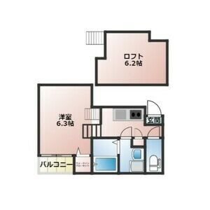 地下鉄東山線 新栄町駅 徒歩11分 2階建 築12年の間取り写真
