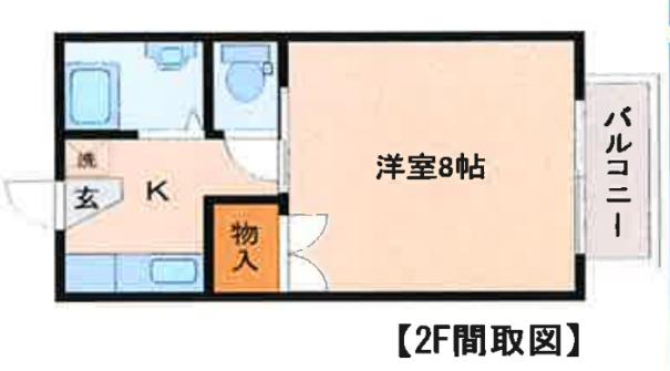 コーポ野草園の間取り写真