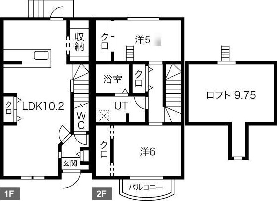 ラトゥールの間取り写真