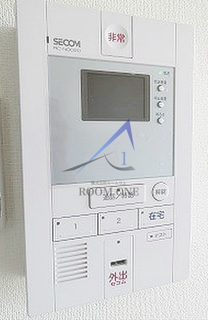 セキュリティ　モニター付きインターホンです。