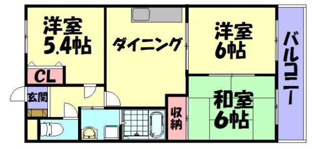 グランエクセル和泉の間取り写真