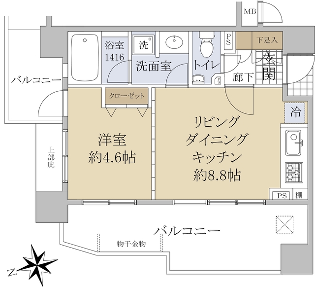 イトーピアマイズ池袋の間取り写真