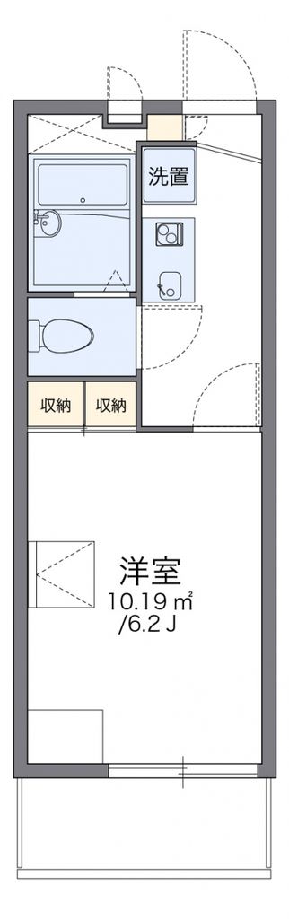 レオパレス山崎85の間取り写真