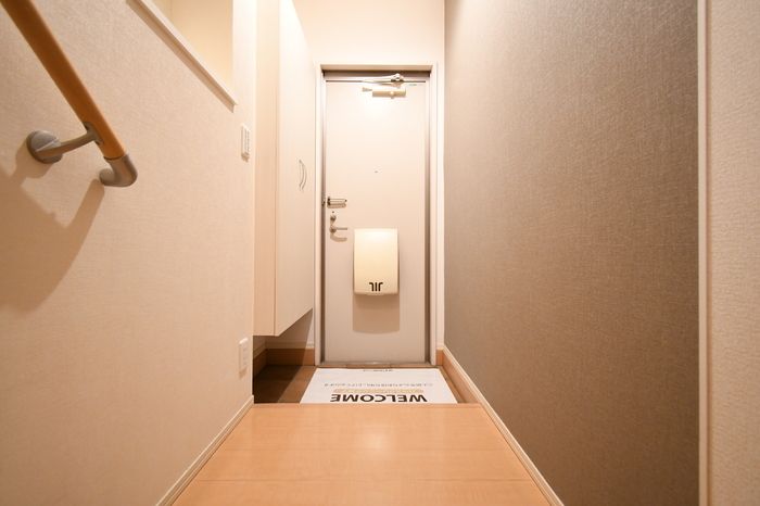玄関　明るい玄関です