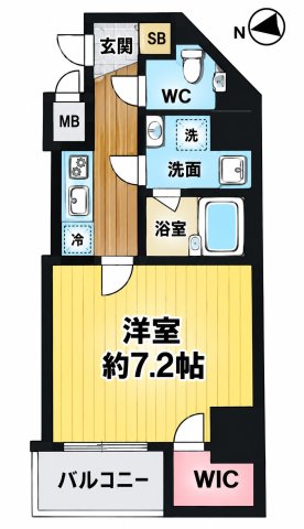 サムティ西長堀リバーフロントの間取り写真