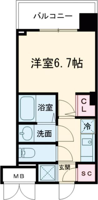 ブランシエスタ西京極の間取り写真