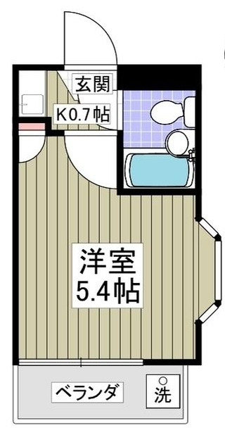東京メトロ丸ノ内線 方南町駅 徒歩10分 2階建 築41年の間取り写真