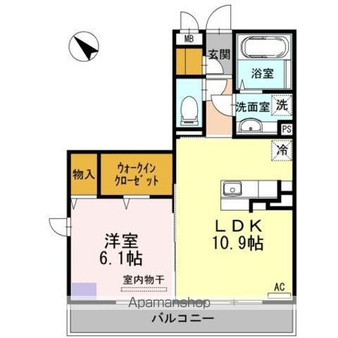 熊本市東区 3階建 築13年の間取り写真