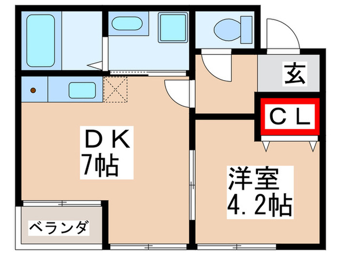 ルミエールY.O.の間取り写真