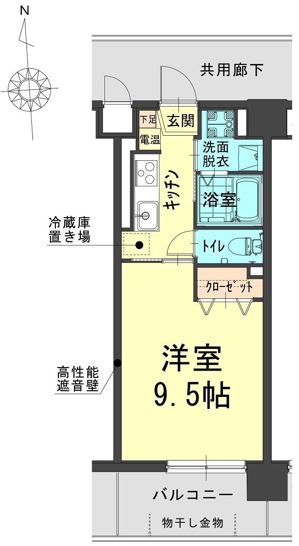 福富グラードマンションの間取り