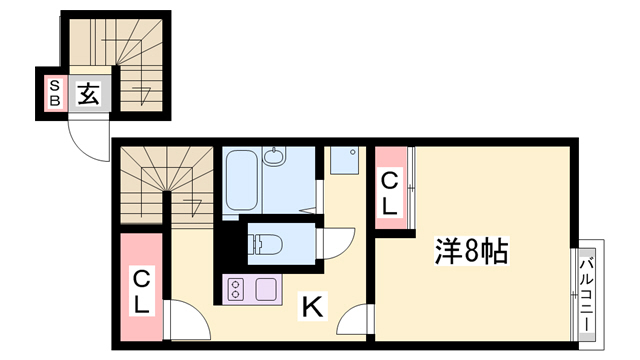 レオネクストフェリーチェ１号館の間取り