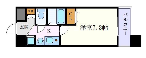 プレサンス栄メディパークの間取り