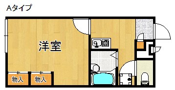 阪南市鳥取中のアパートの間取り