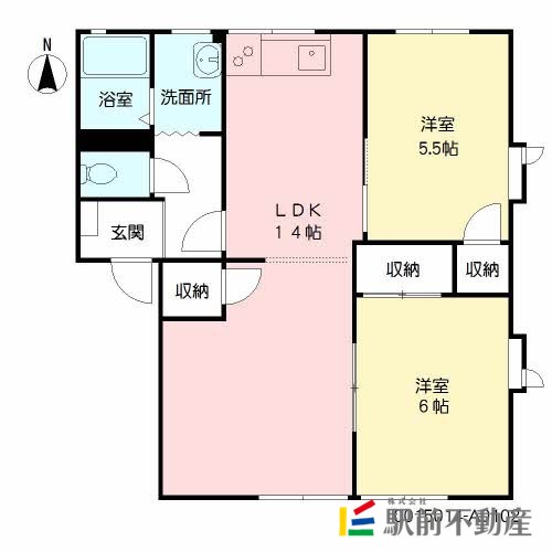 リバティなべしまの間取り