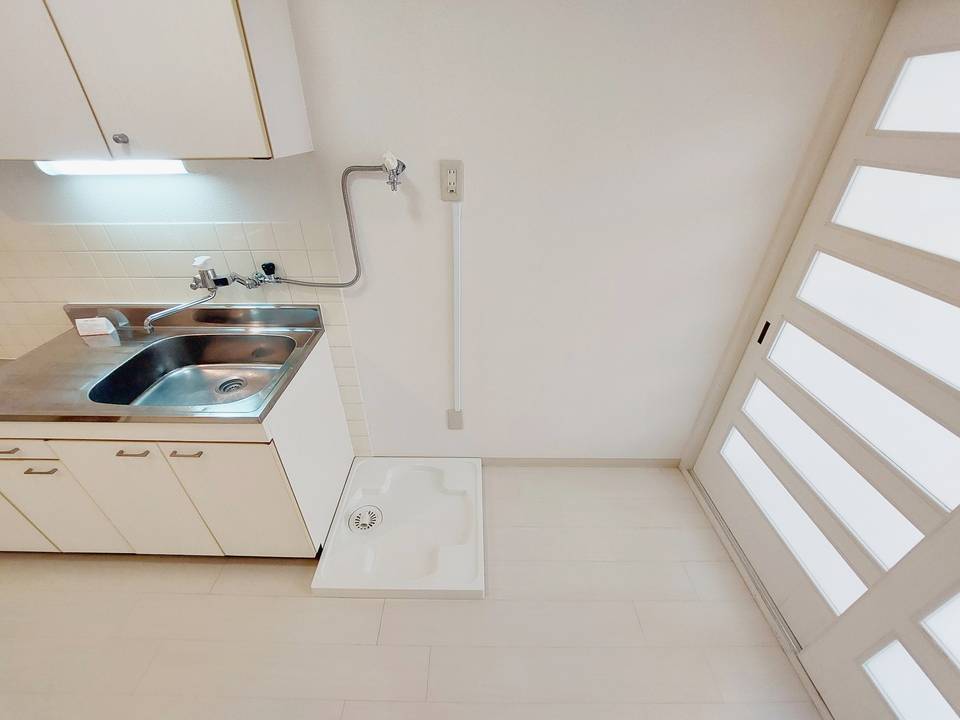 洗面設備　洗濯機置場