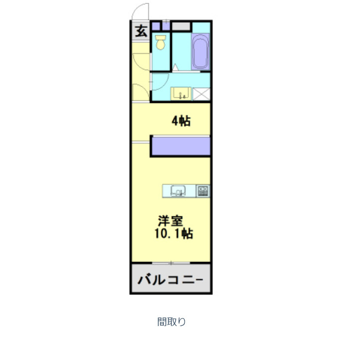 インターウエストの間取り