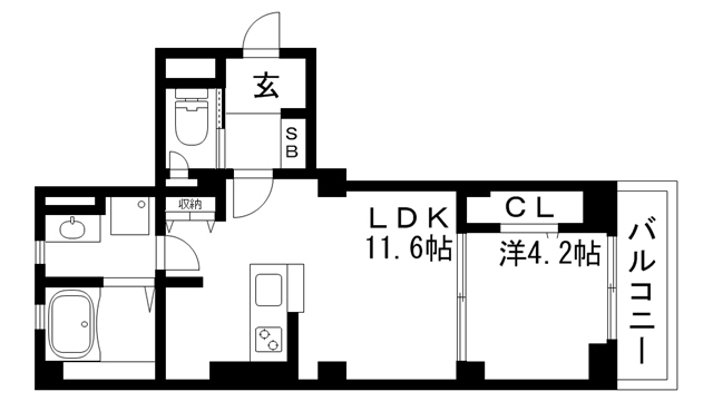 メゾンブランシュの間取り