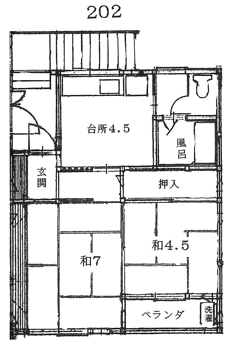 コーポコシハラの間取り