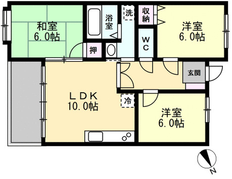 ラウンドパレスの間取り