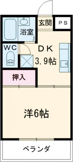 カレッジタウン　タバルの間取り