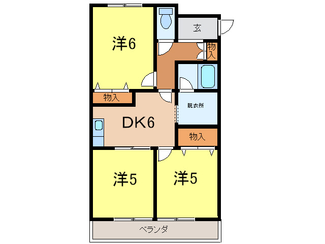 マンション豊泉_間取り_0