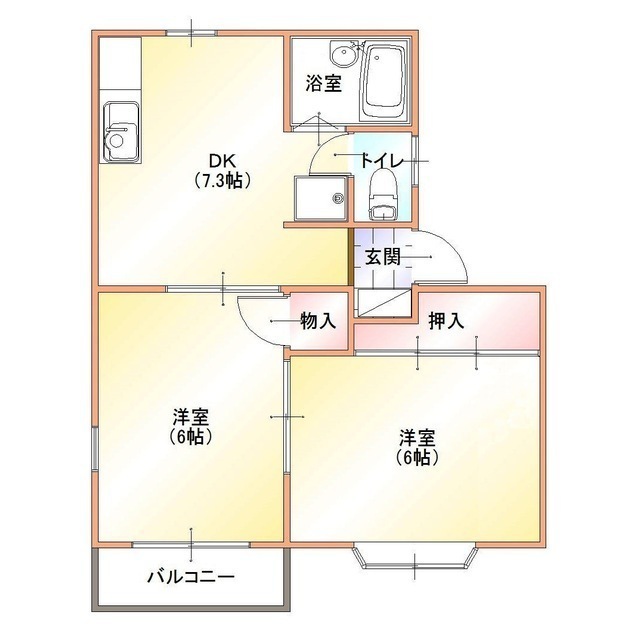 サニーコート緑が丘の間取り