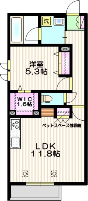 さいたま市浦和区仲町のマンションの間取り