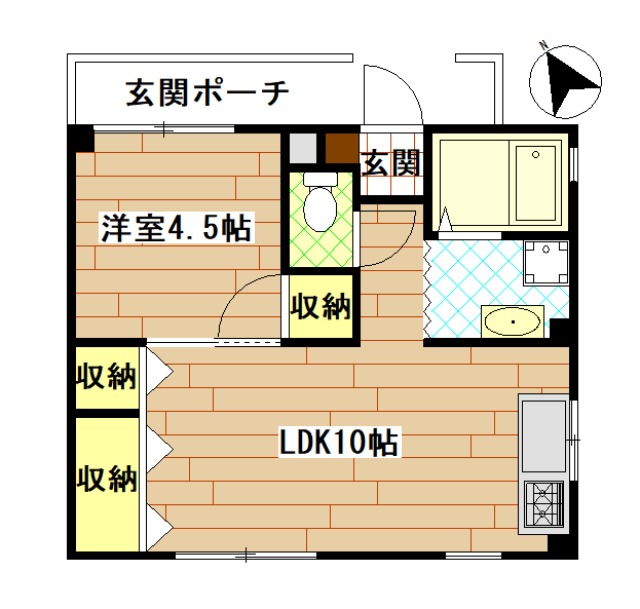 ハイツ青木の間取り