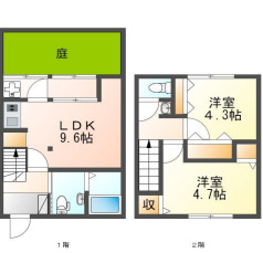 西八代戸建の間取り