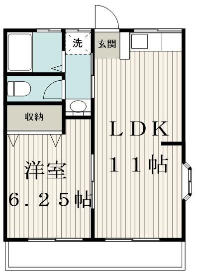 第9もえぎ野ハイツの間取り