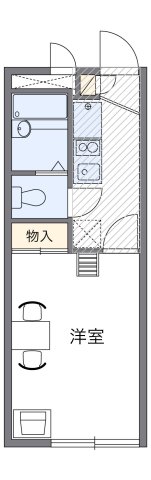 【川崎市麻生区向原のアパートの間取り】