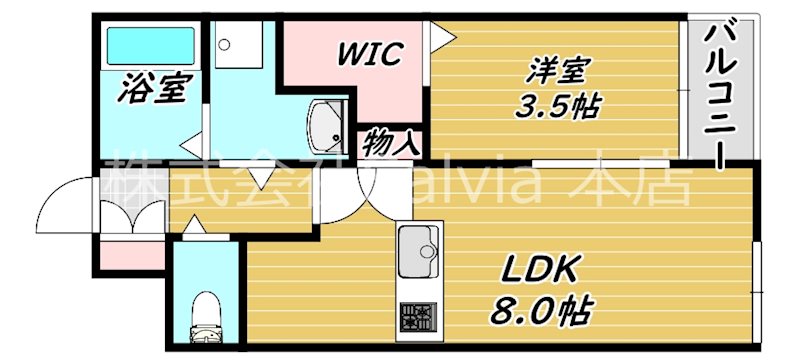 St.Residence七道の間取り