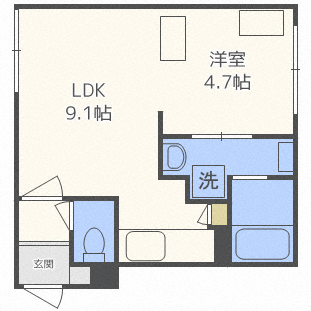 【ＧＲＡＮＤＷＯＯＤ　ＫＡＮＯＮの間取り】