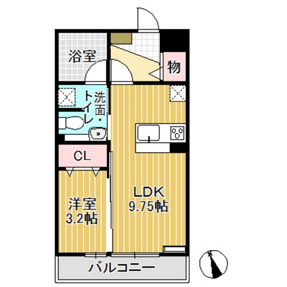 セジュールモネの間取り