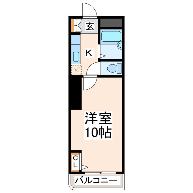 熊本市南区刈草のマンションの間取り