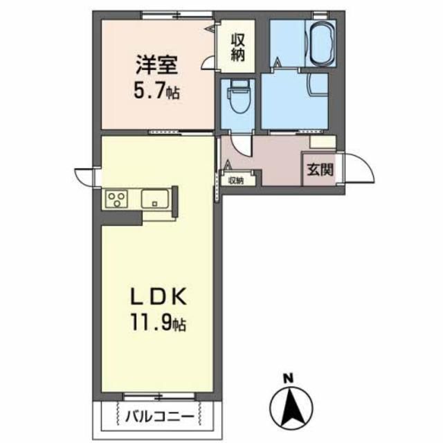 ベルスクエア　Ａの間取り