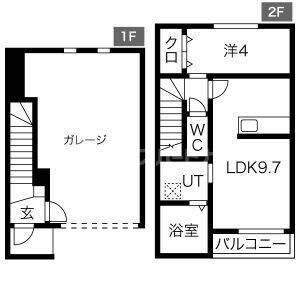 さいたま市見沼区大字蓮沼のアパートの間取り