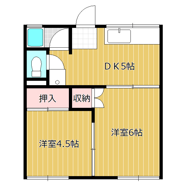 光ハイツの間取り